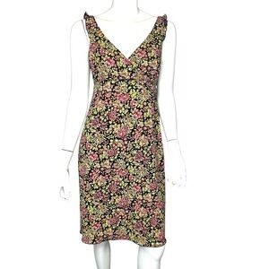 THE LIMITED Vintage Y2K Ditsy Floral Babydoll Dress Fairy Empire Waist Size 6